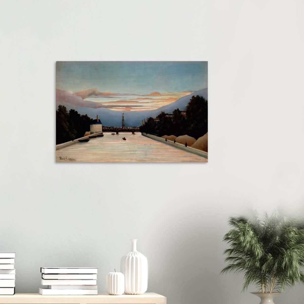 The Eiffel Tower, c. 1898 by Henri Rousseau - Wood Prints - 50x75 cm / 20x30″ - 10 mm