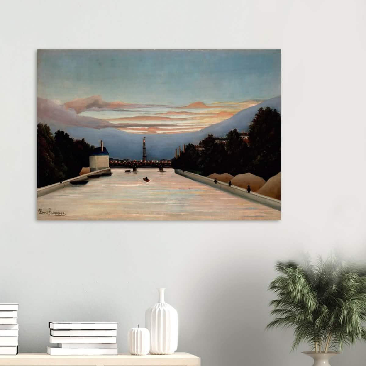The Eiffel Tower, c. 1898 by Henri Rousseau - Wood Prints - 70x100 cm / 28x40″ - 20 mm
