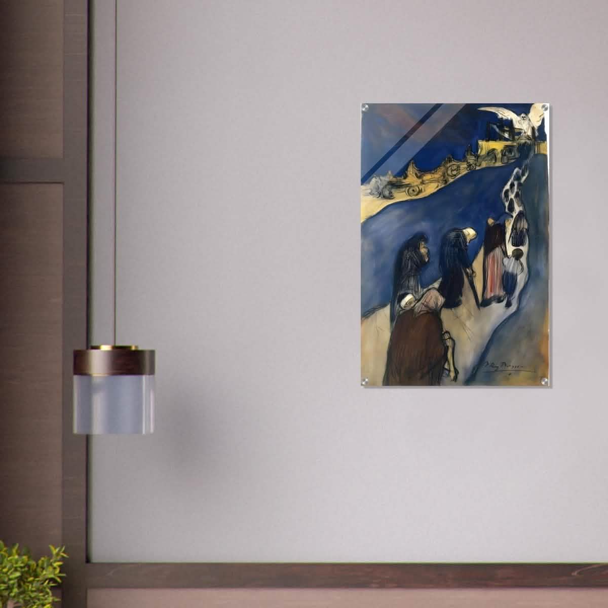 The End of the Road (Au bout de la route) by Pablo Picasso - Acrylic Print - 60x90 cm / 24x36″ -