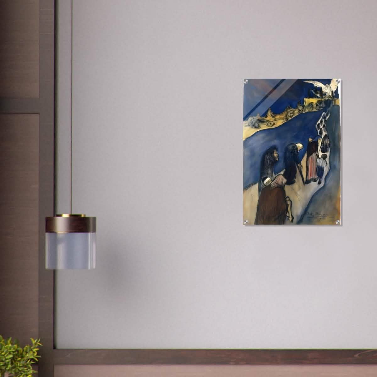 The End of the Road (Au bout de la route) by Pablo Picasso - Acrylic Print - 50x75 cm / 20x30″ -