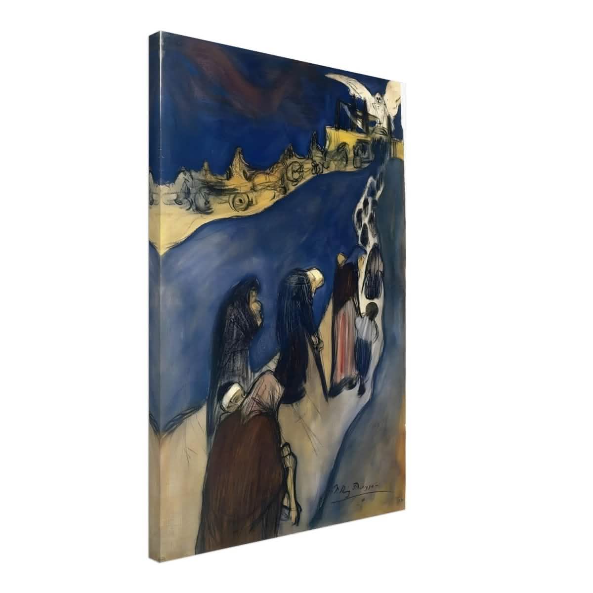 The End of the Road (Au bout de la route) by Pablo Picasso - Canvas - 50x75 cm / 20x30″ - Thick