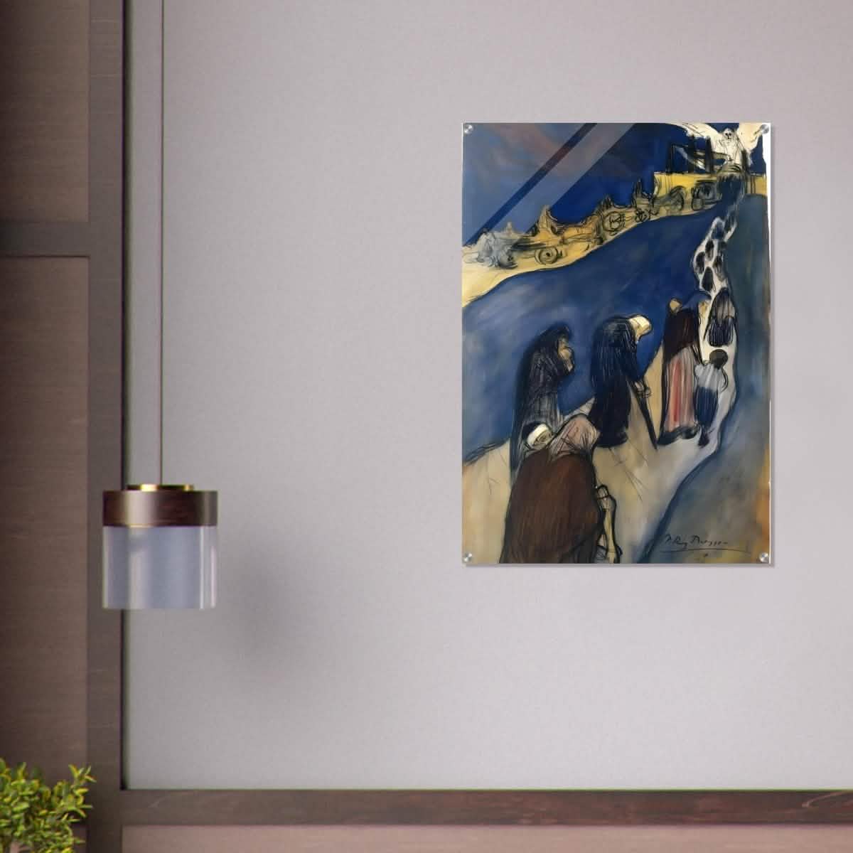 The End of the Road (Au bout de la route) by Pablo Picasso - Acrylic Print - 70x100 cm / 28x40″ -