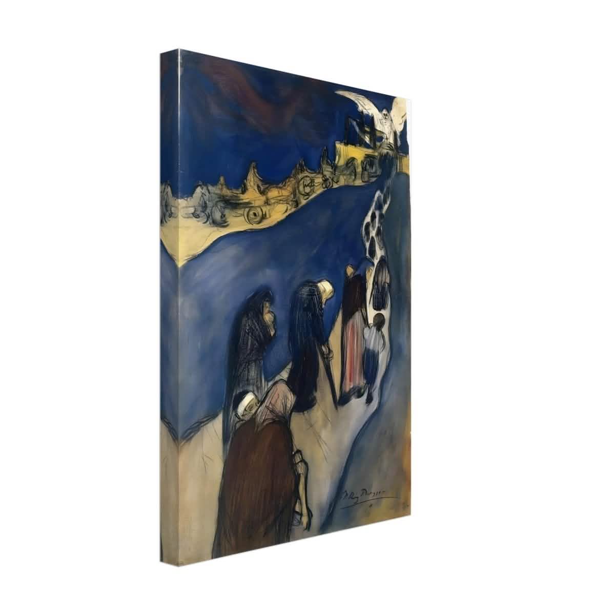 The End of the Road (Au bout de la route) by Pablo Picasso - Canvas - 30x45 cm / 12x18″ - Thick