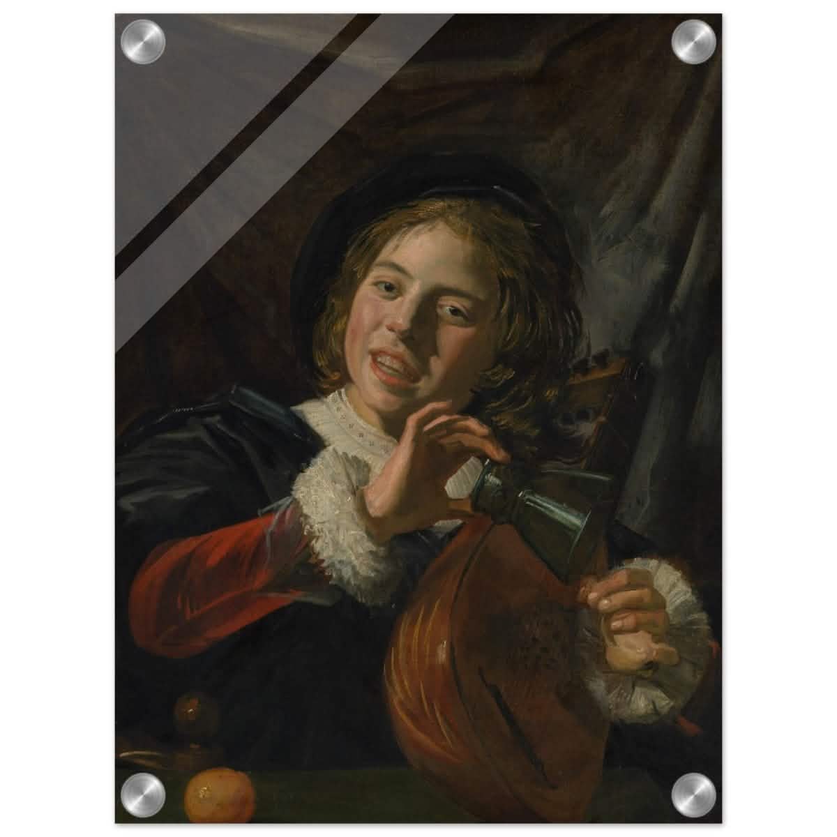 The Fingernail Test by Frans Hals and Judith Leyster | Vintage wall art print - Acrylic Print - 30x40 cm / 12x16″ -