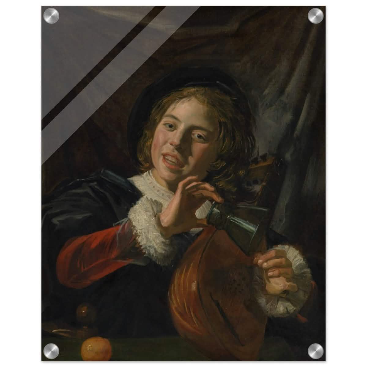 The Fingernail Test by Frans Hals and Judith Leyster | Vintage wall art print - Acrylic Print - 40x50 cm / 16x20″ -