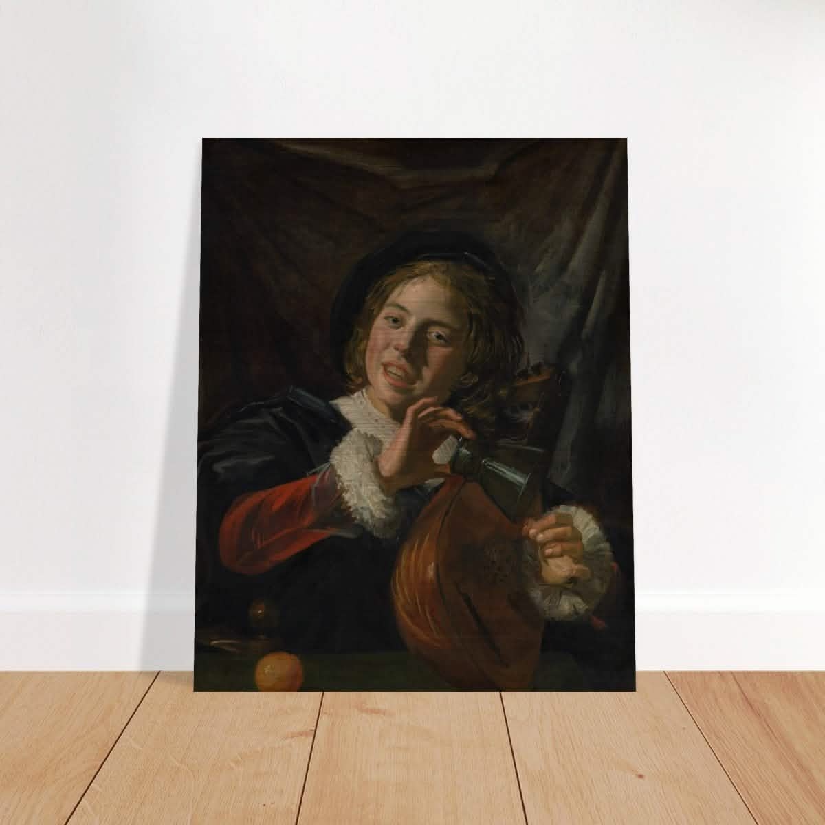 The Fingernail Test by Frans Hals and Judith Leyster | Vintage wall art print - Brushed Aluminum Print - 40x50 cm / 16x20″ -