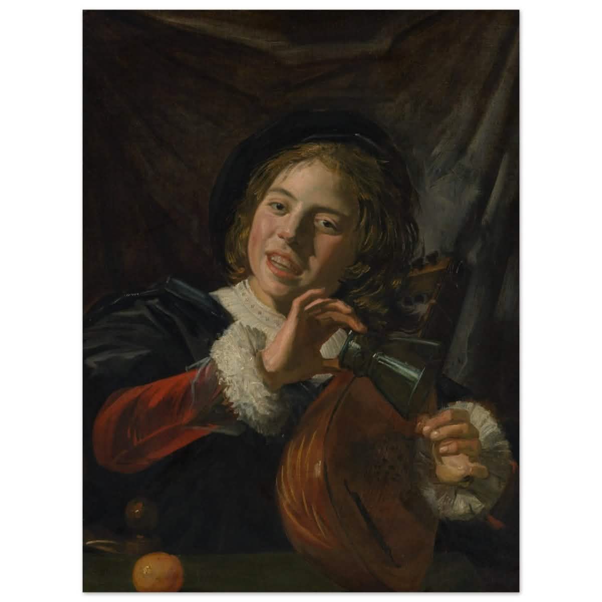 The Fingernail Test by Frans Hals and Judith Leyster | Vintage wall art print - Aluminum Print - 30x40 cm / 12x16″ -