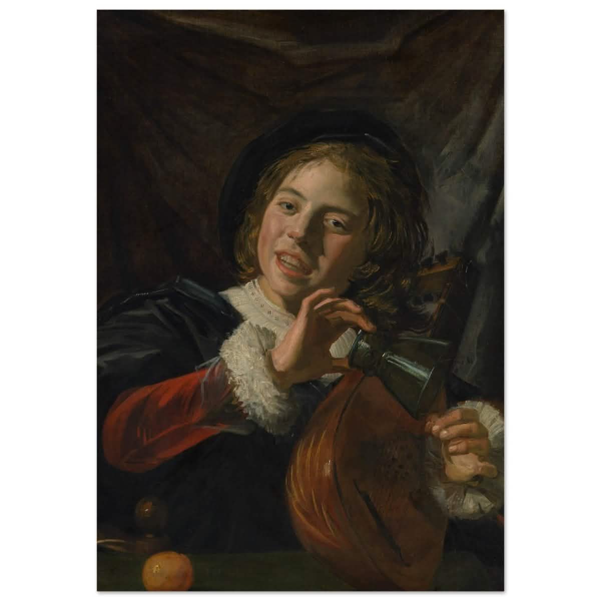 The Fingernail Test by Frans Hals and Judith Leyster | Vintage wall art print - Aluminum Print - 70x100 cm / 28x40″ -