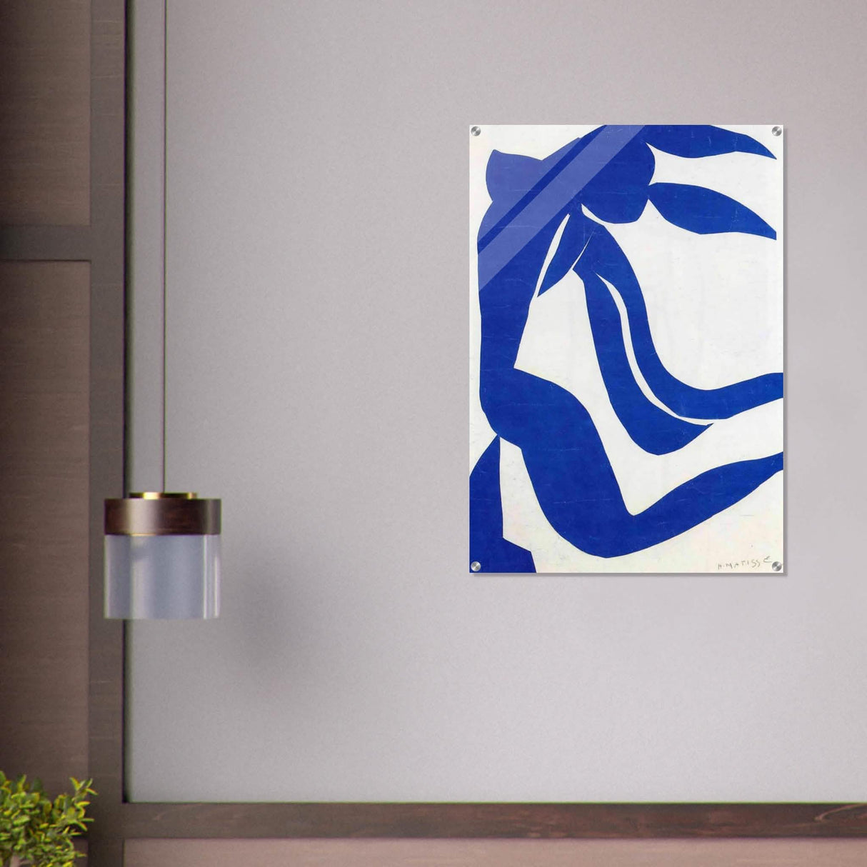 The Flowing Hair by Henri Matisse 1952 - Acrylic Print - 70x100 cm / 28x40″ -