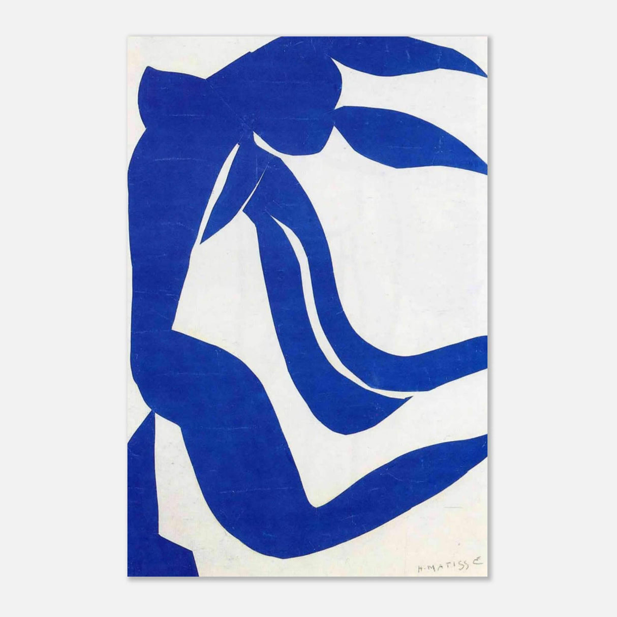 The Flowing Hair by Henri Matisse 1952 - Aluminum Print - 30x45 cm / 12x18″ -