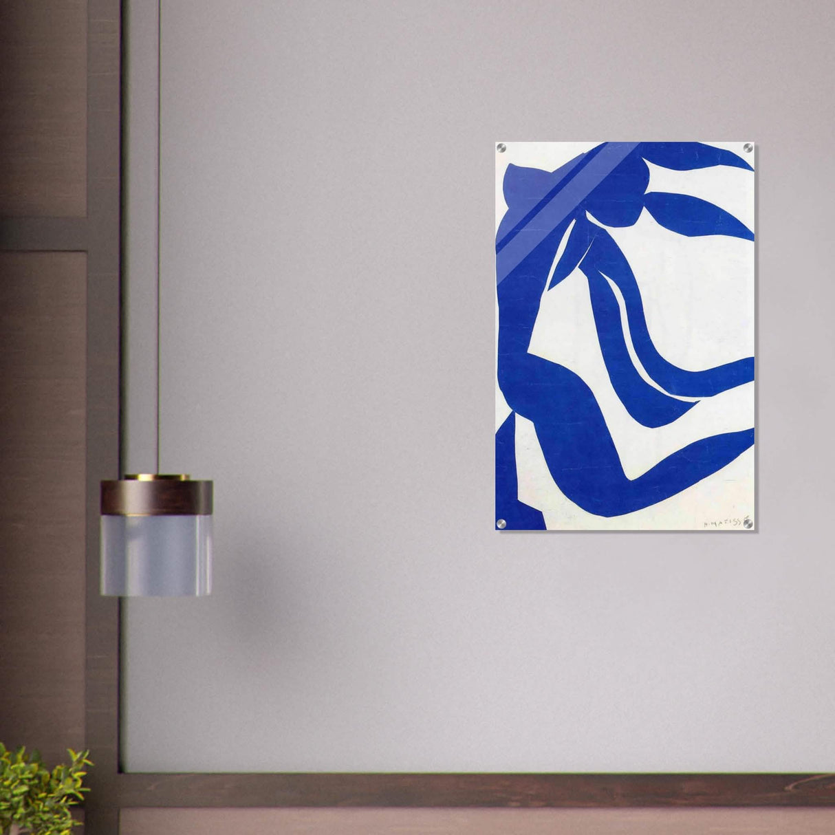 The Flowing Hair by Henri Matisse 1952 - Acrylic Print - 60x90 cm / 24x36″ -