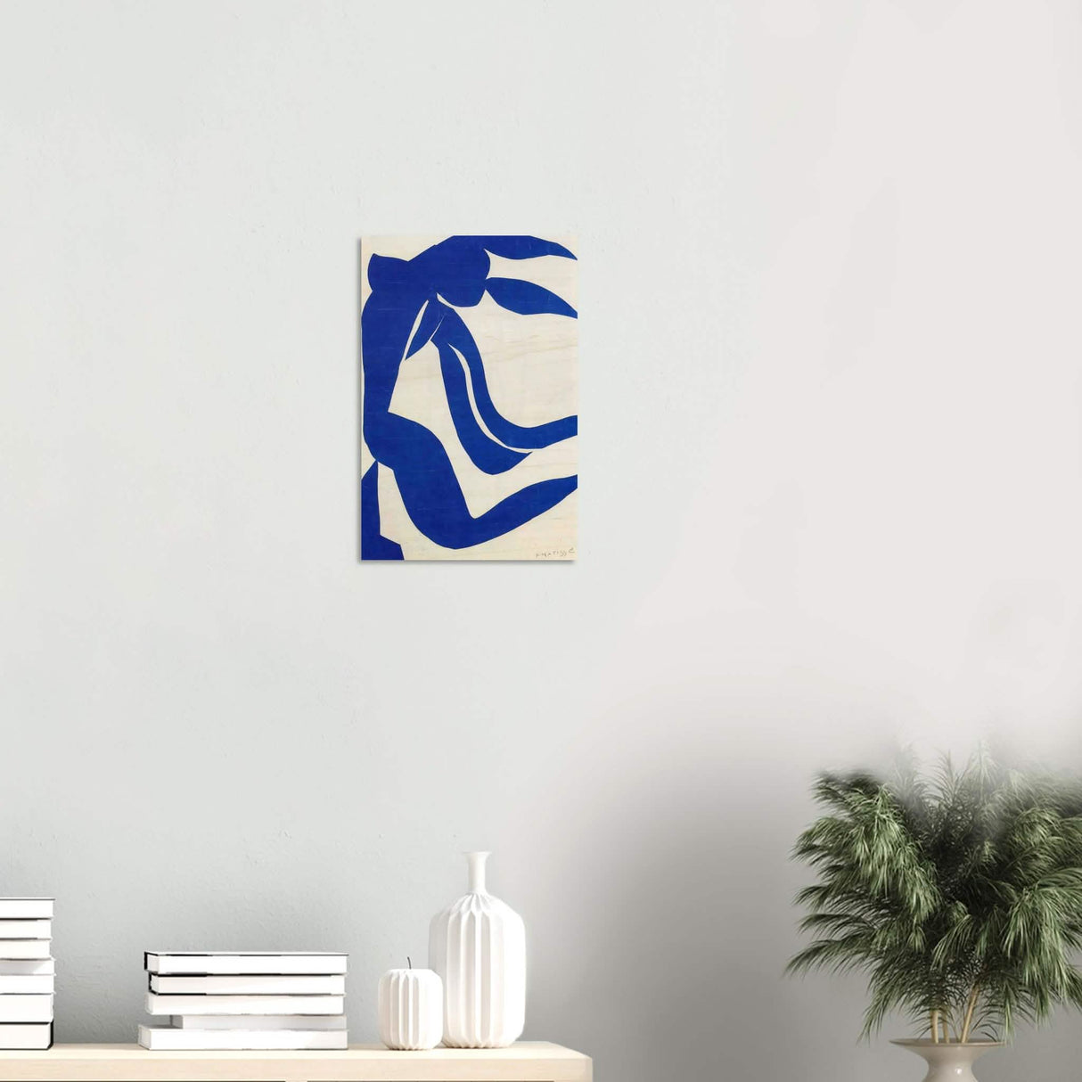 The Flowing Hair by Henri Matisse 1952 - Wood Prints - 30x45 cm / 12x18″ - 20 mm