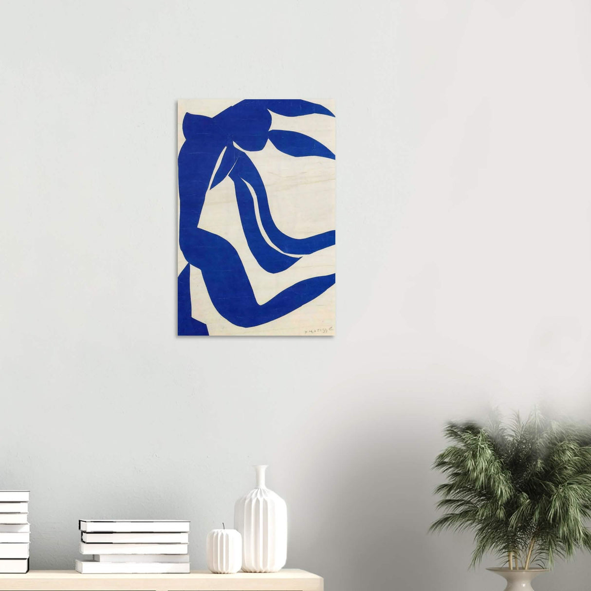 The Flowing Hair by Henri Matisse 1952 - Wood Prints - 40x60 cm / 16x24″ - 10 mm
