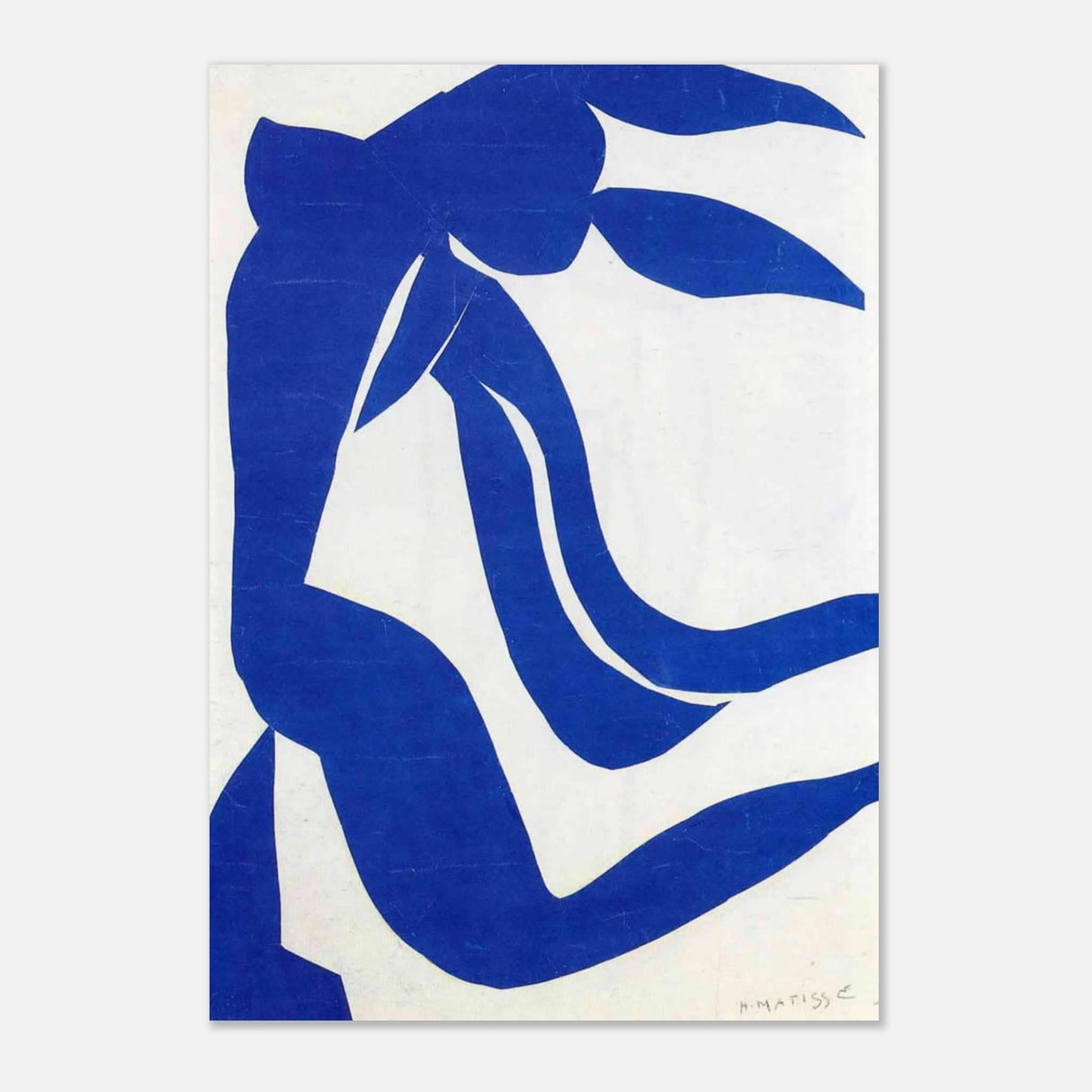 The Flowing Hair by Henri Matisse 1952 - Aluminum Print - 70x100 cm / 28x40″ -