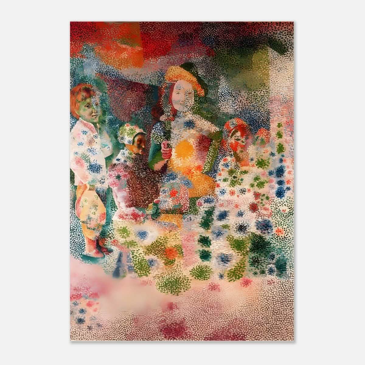 The Happy Family by Pablo Picasso - Aluminum Print - 70x100 cm / 28x40″ -