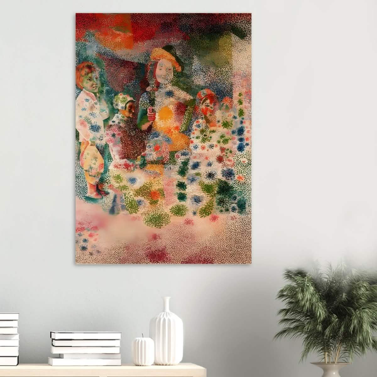 The Happy Family by Pablo Picasso - Wood Prints - 70x100 cm / 28x40″ - 10 mm