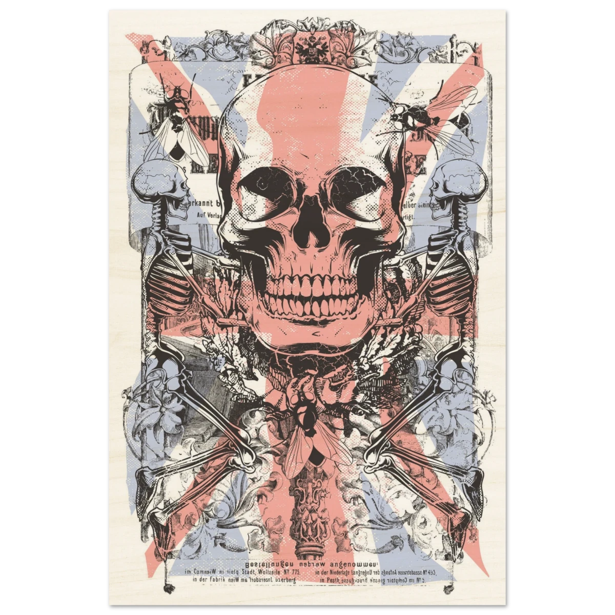 The Insect Alchemy | Pop art wall art print - 30x45 cm / 12x18″ - Wood Prints -