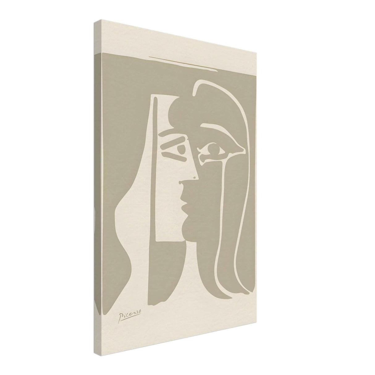 The Kiss by Pablo Picasso - Canvas - 50x75 cm / 20x30″ - Thick