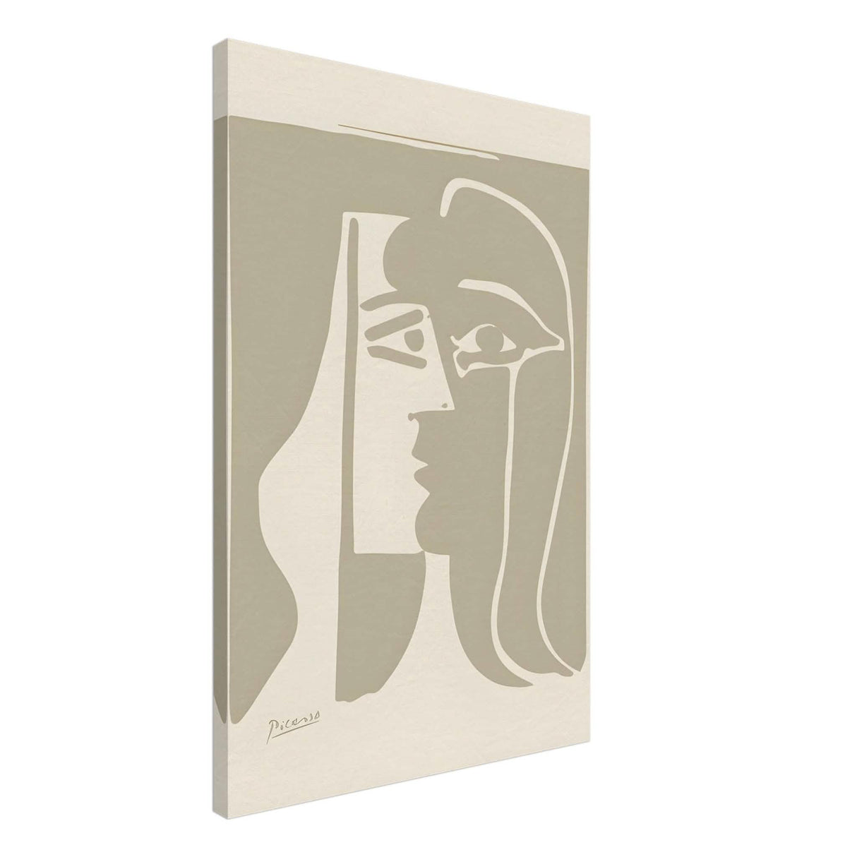 The Kiss by Pablo Picasso - Canvas - 50x75 cm / 20x30″ - Slim