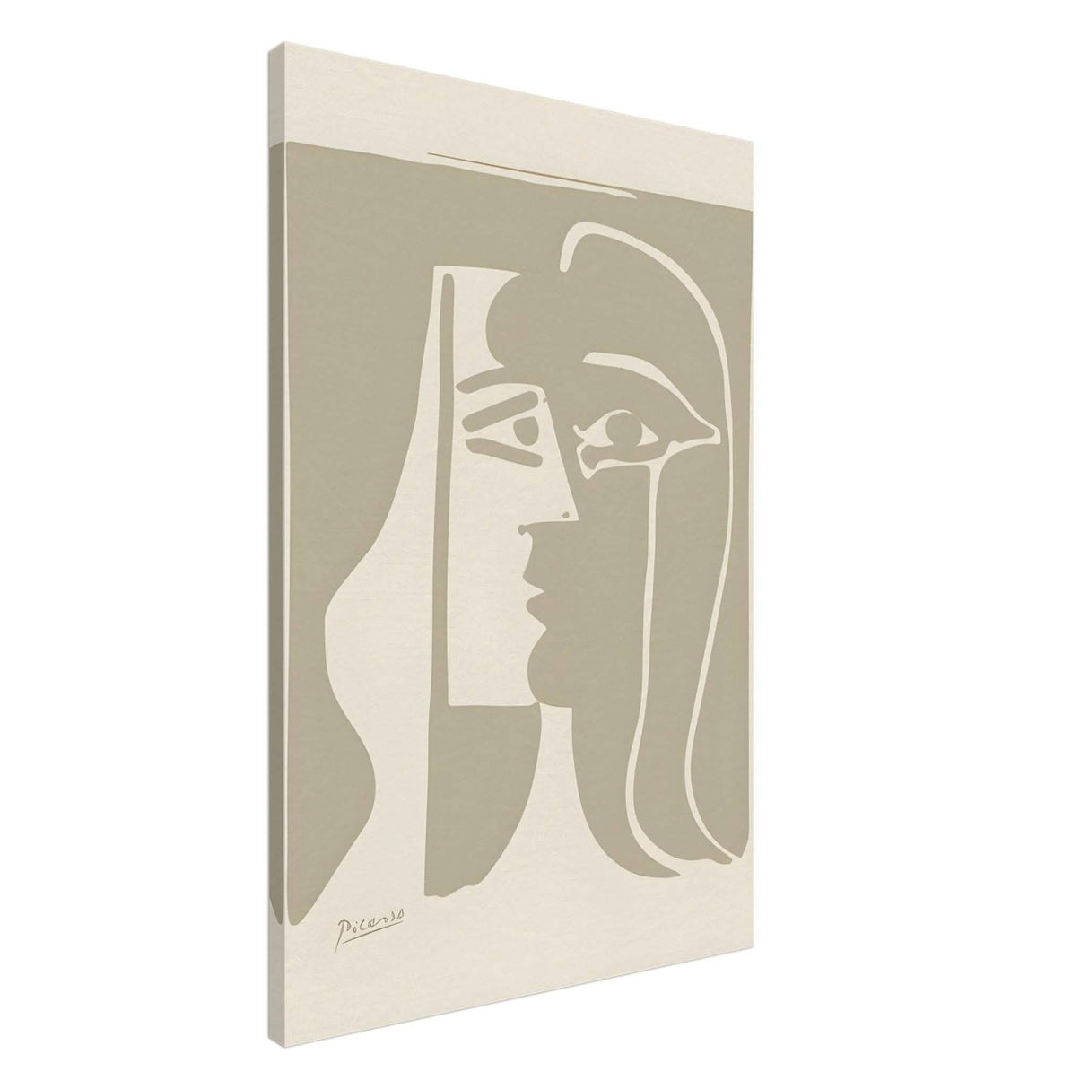 The Kiss by Pablo Picasso - Canvas - 60x90 cm / 24x36″ - Slim