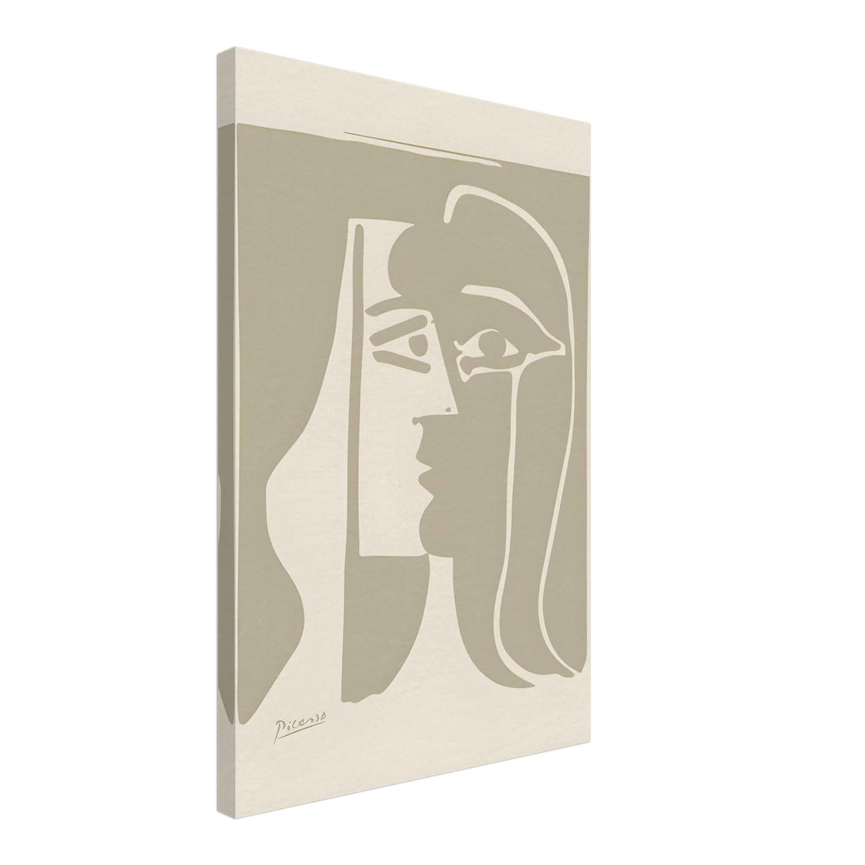 The Kiss by Pablo Picasso - Canvas - 40x60 cm / 16x24″ - Slim