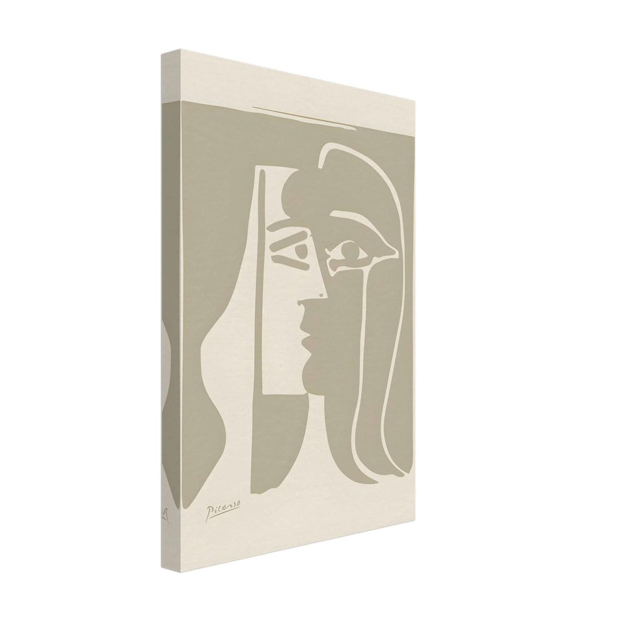 The Kiss by Pablo Picasso - Canvas - 30x45 cm / 12x18″ - Thick