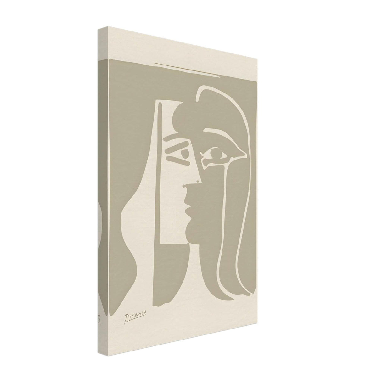 The Kiss by Pablo Picasso - Canvas - 30x45 cm / 12x18″ - Slim