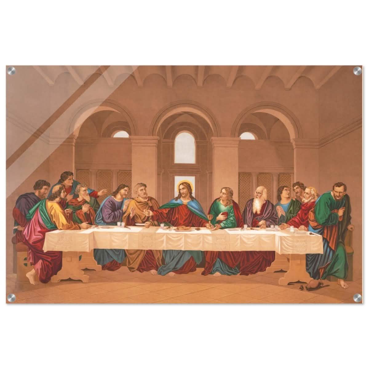 The Last Supper by Leonardo da Vinci | Da Vinci Vintage Wall art Print - Acrylic Print - 60x90 cm / 24x36″ -