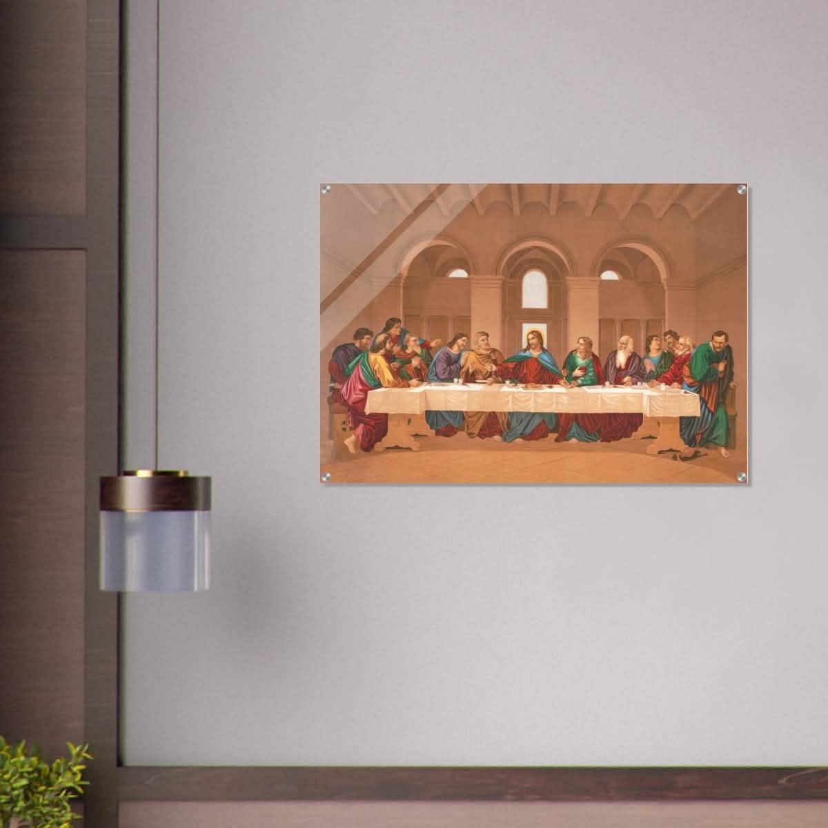 The Last Supper by Leonardo da Vinci | Da Vinci Vintage Wall art Print - Acrylic Print - 70x100 cm / 28x40″ -