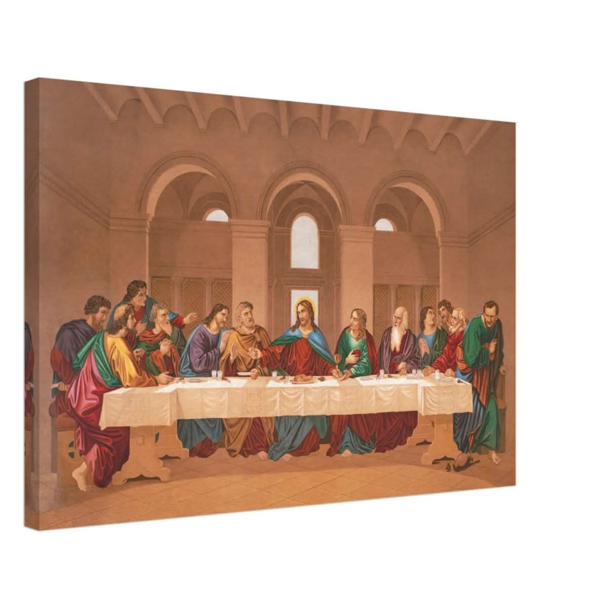 The Last Supper by Leonardo da Vinci | Da Vinci Vintage Wall art Print - Canvas - 50x75 cm / 20x30″ - Thick