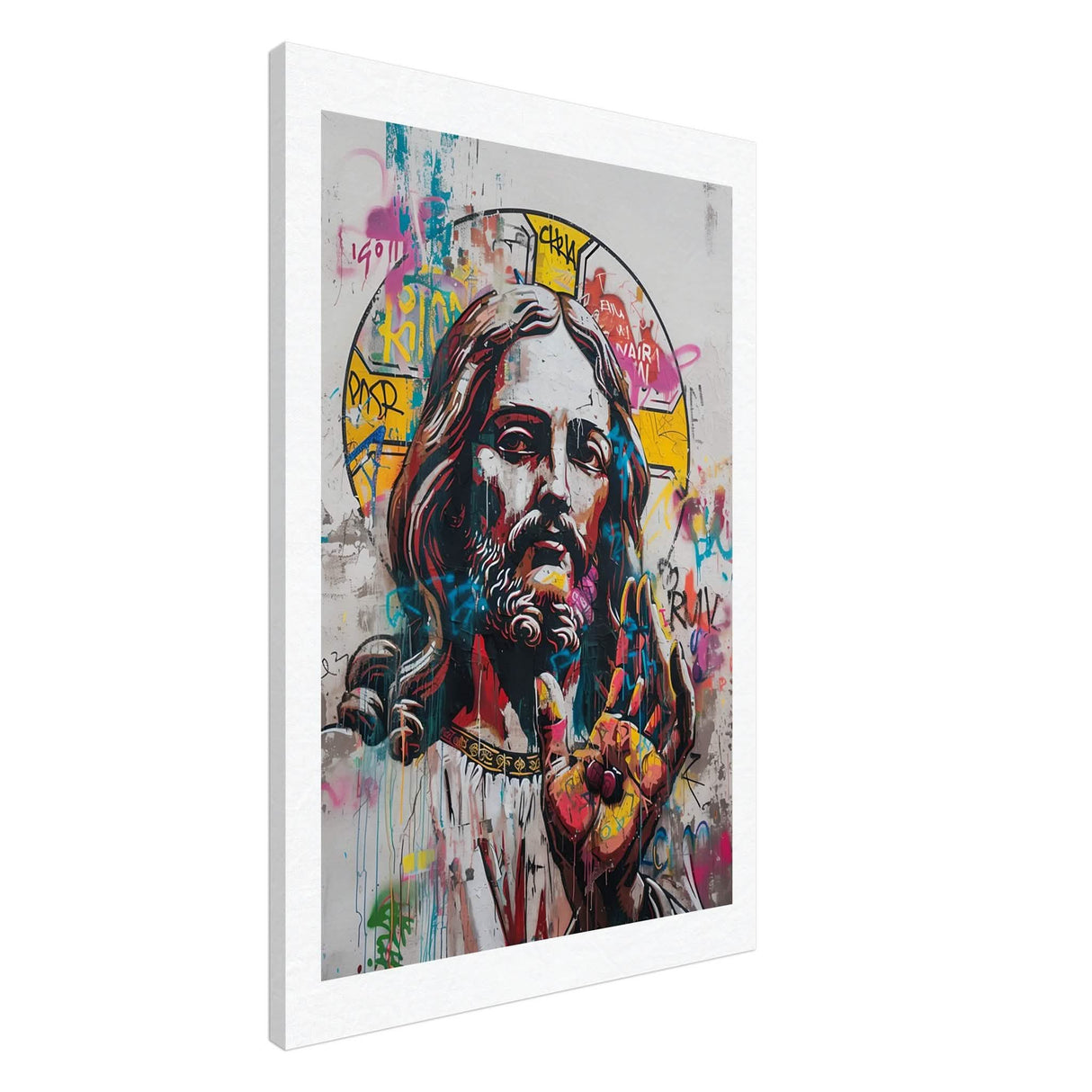 The Messiah Jesus Christian Art Da Vinci Modern Art - Canvas - 60x90 cm / 24x36″ - Slim