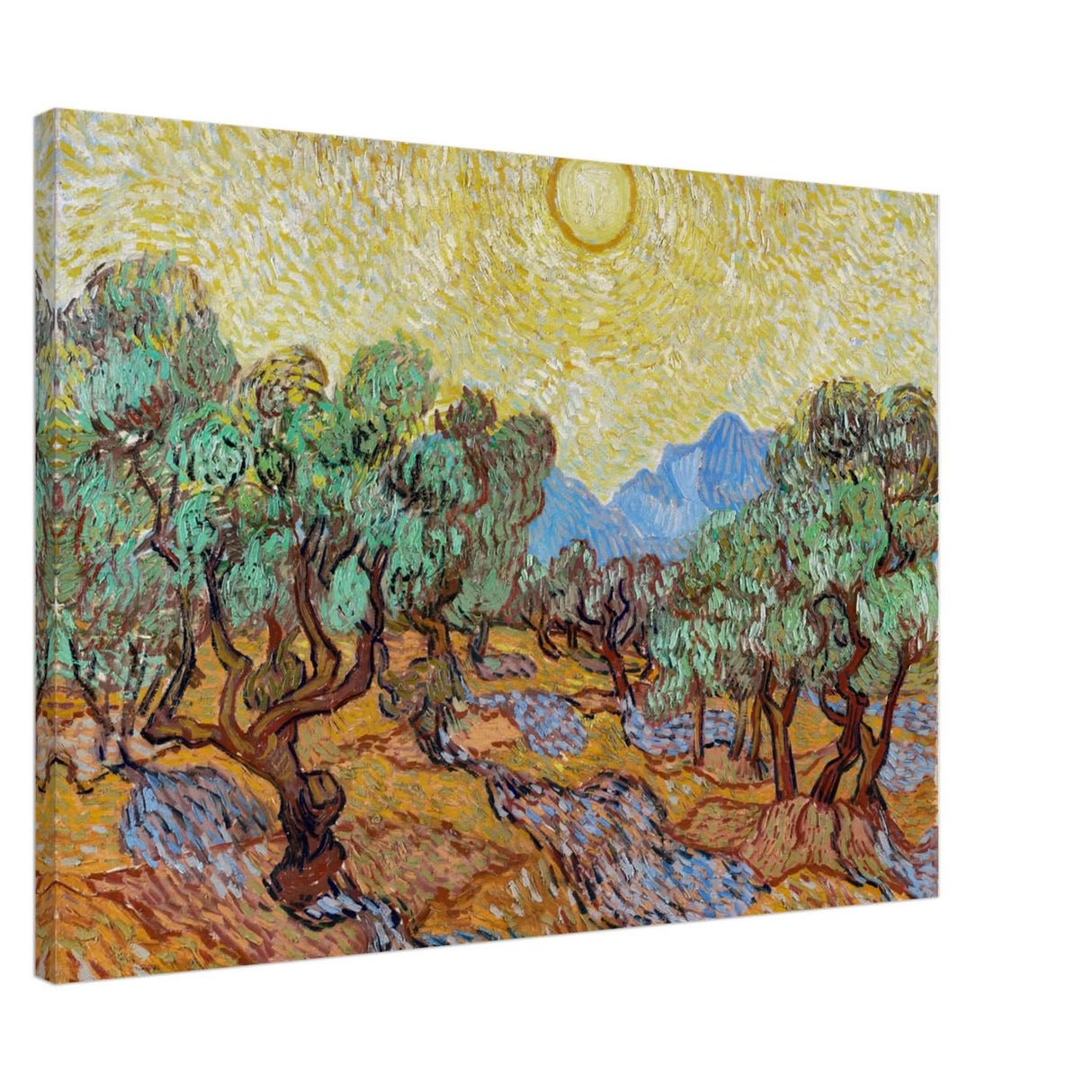The Olive Trees by Vincent van Gogh - Canvas - 70x100 cm / 28x40″ - Thick