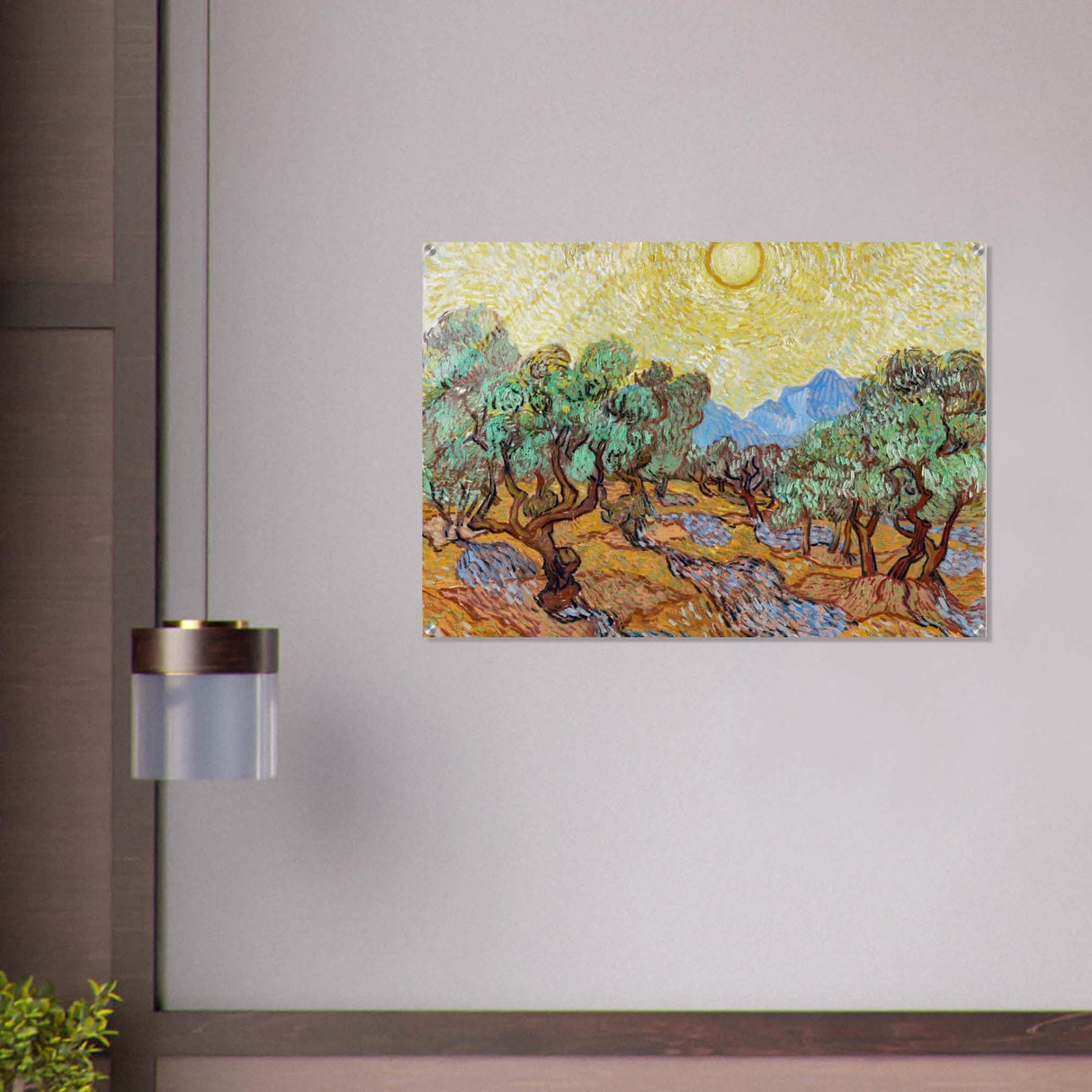The Olive Trees by Vincent van Gogh - Acrylic Print - 70x100 cm / 28x40″ -