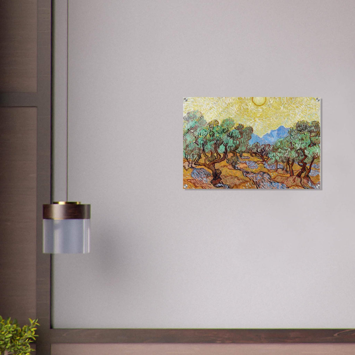 The Olive Trees by Vincent van Gogh - Acrylic Print - 50x75 cm / 20x30″ -