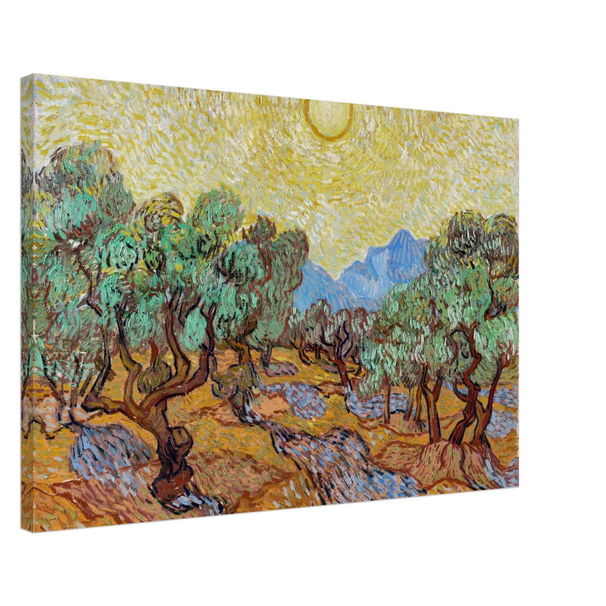 The Olive Trees by Vincent van Gogh - Canvas - 60x90 cm / 24x36″ - Thick