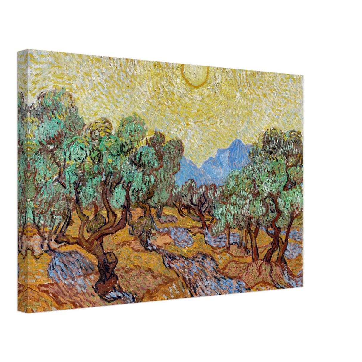 The Olive Trees by Vincent van Gogh - Canvas - 40x60 cm / 16x24″ - Thick
