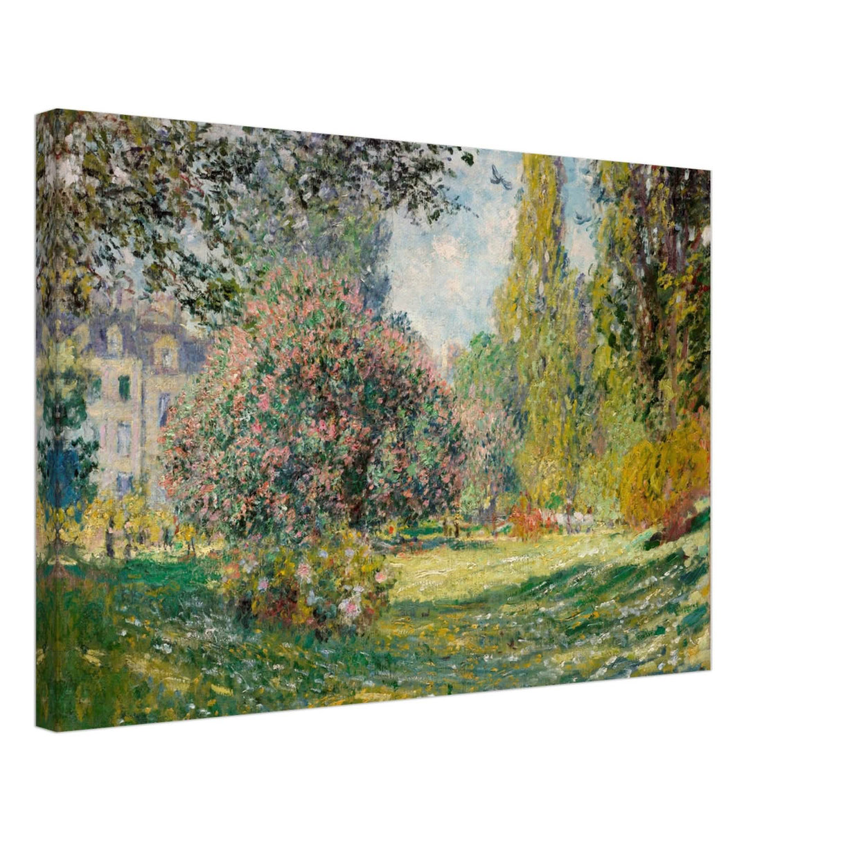 The Parc Monceau by Claude Monet 1876 - Canvas - 40x60 cm / 16x24″ - Slim