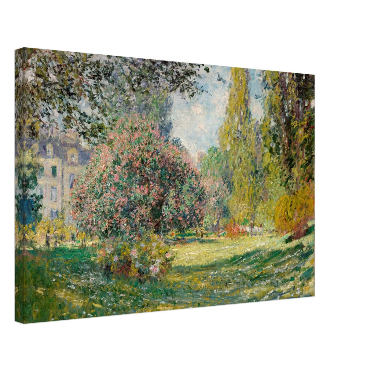 The Parc Monceau by Claude Monet 1876 - Canvas - 50x75 cm / 20x30″ - Thick
