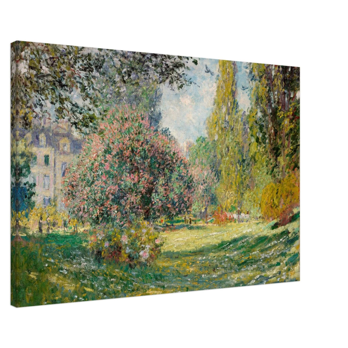 The Parc Monceau by Claude Monet 1876 - Canvas - 60x90 cm / 24x36″ - Slim