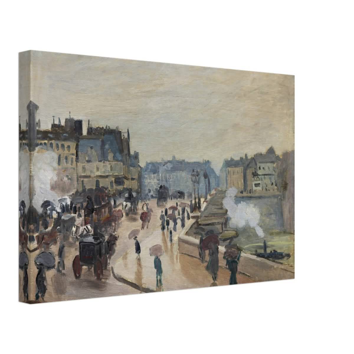 The Pont Neuf (1871), by Claude Monet | Wall art print - 30x45 cm / 12x18″ - Canvas -