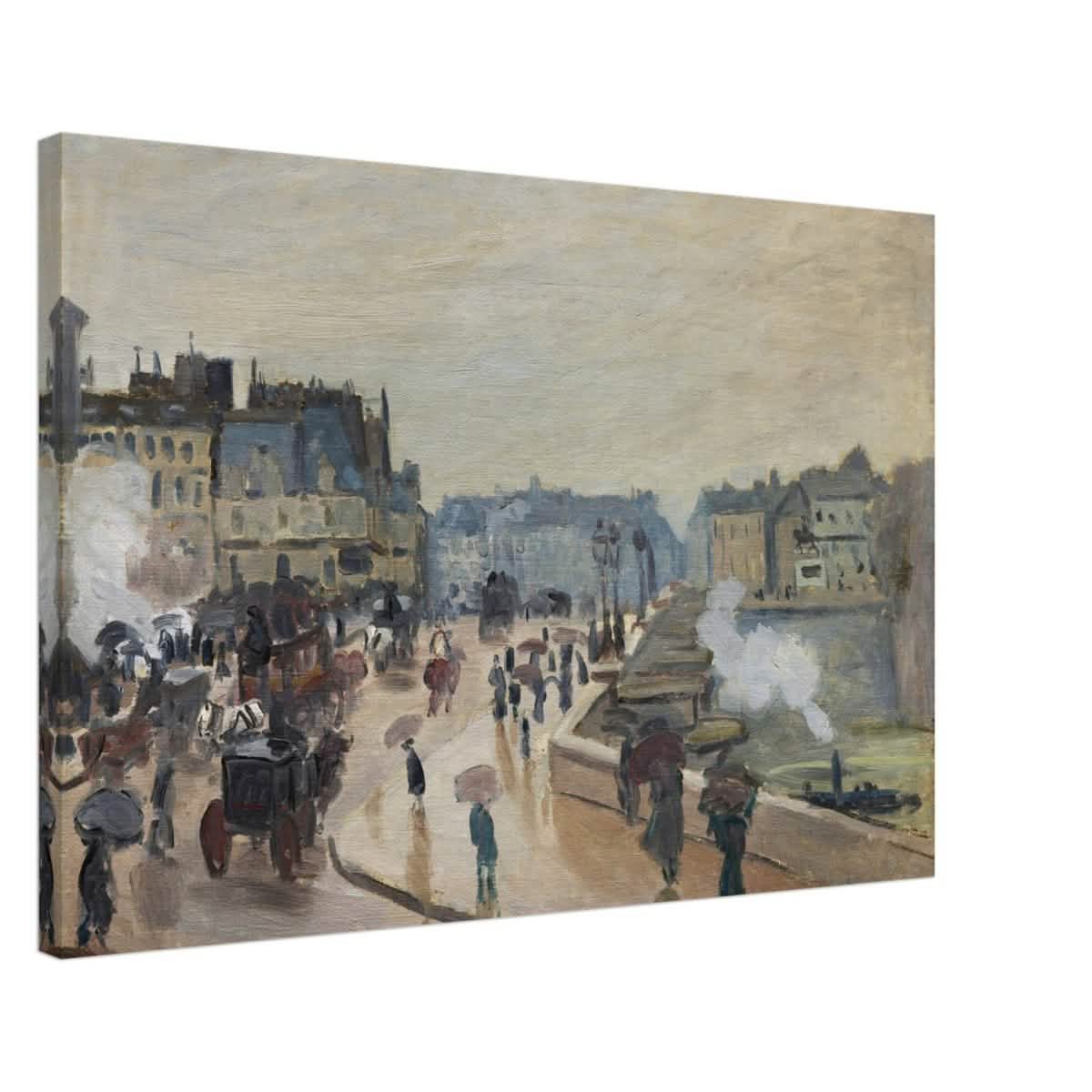 The Pont Neuf (1871), by Claude Monet | Wall art print - 50x75 cm / 20x30″ - Canvas -