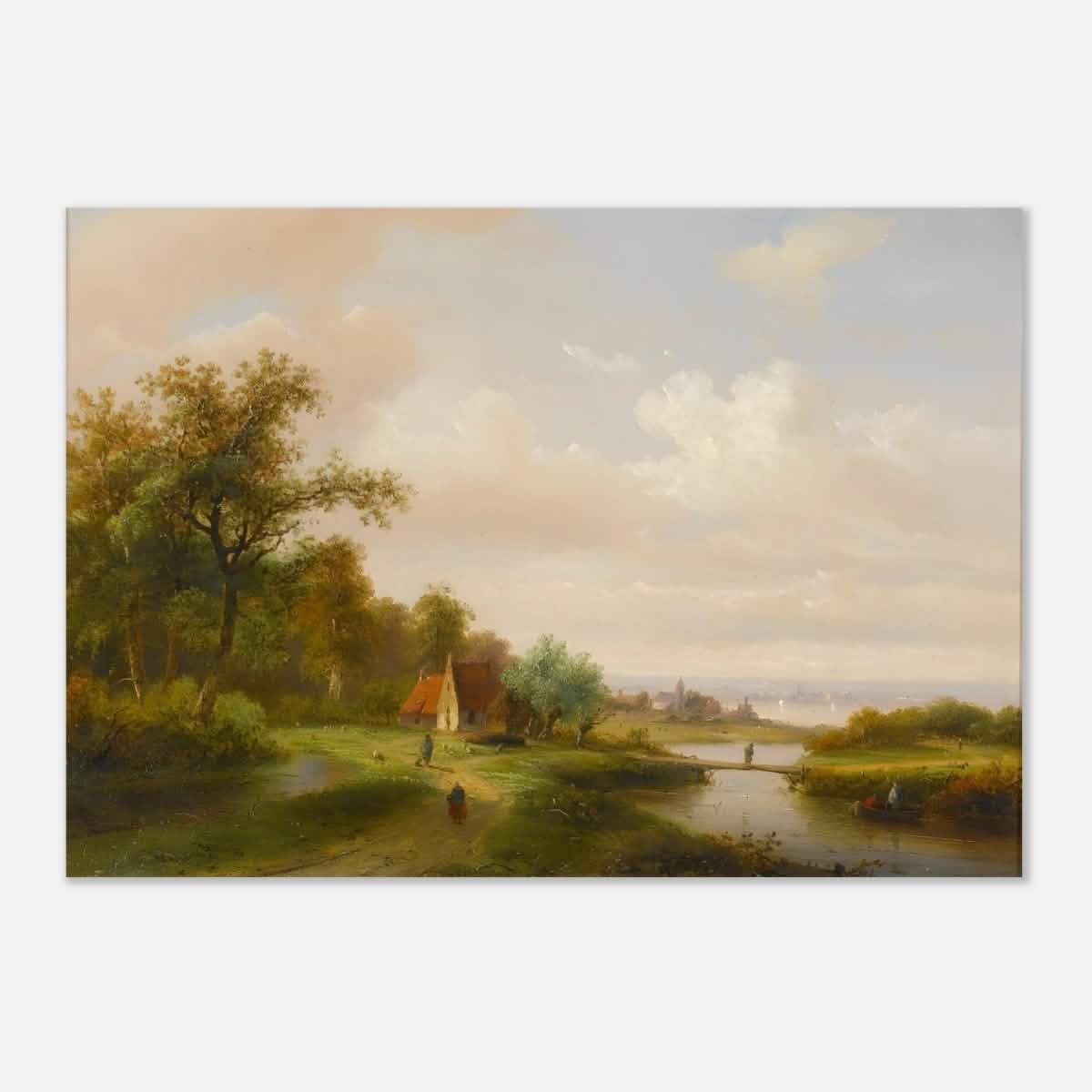 The River by Claas Hendrik Meiners - Aluminum Print - 70x100 cm / 28x40″ -