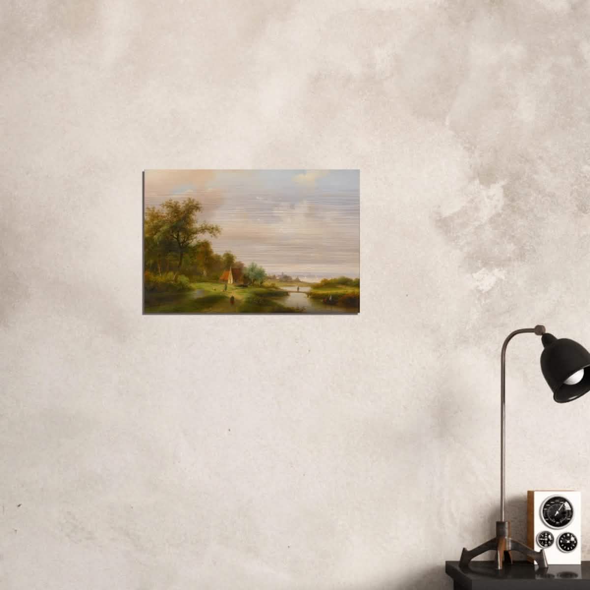 The River by Claas Hendrik Meiners - Brushed Aluminum Print - 40x60 cm / 16x24″ -