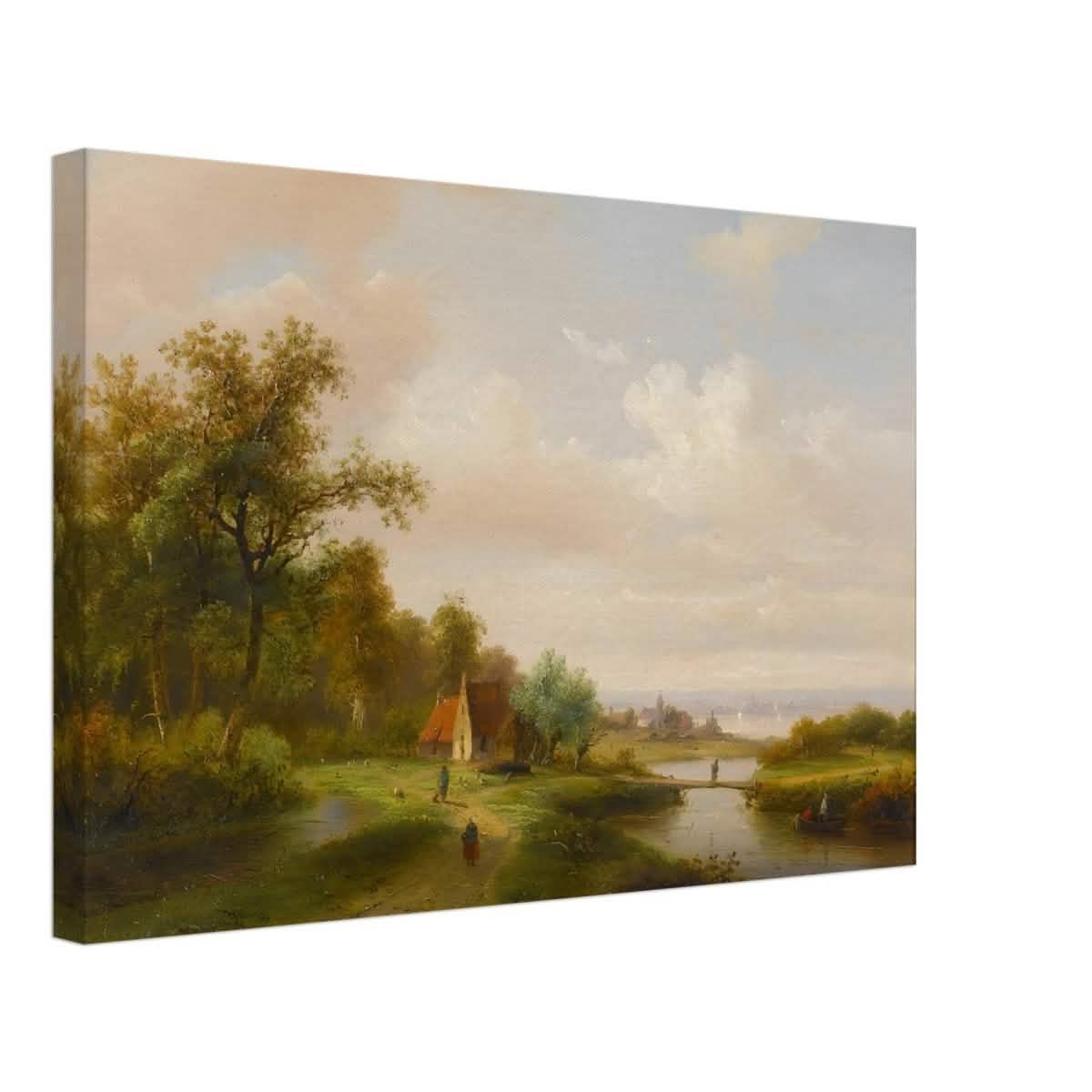 The River by Claas Hendrik Meiners - Canvas - 40x60 cm / 16x24″ - Thick