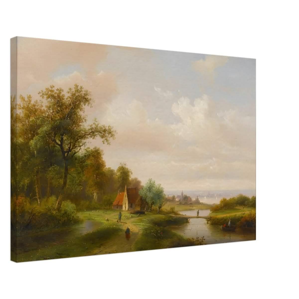 The River by Claas Hendrik Meiners - Canvas - 50x75 cm / 20x30″ - Slim
