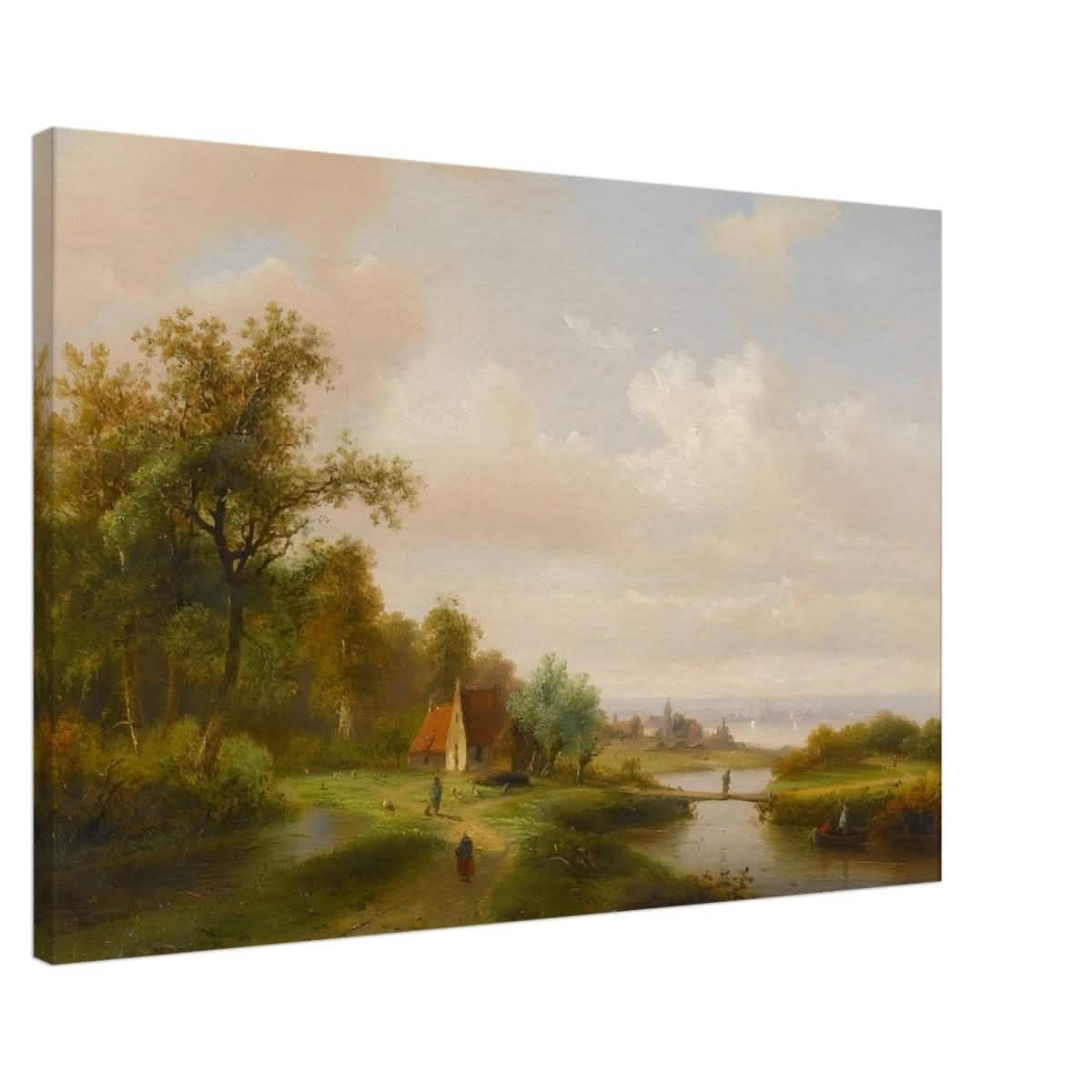 The River by Claas Hendrik Meiners - Canvas - 60x90 cm / 24x36″ - Slim