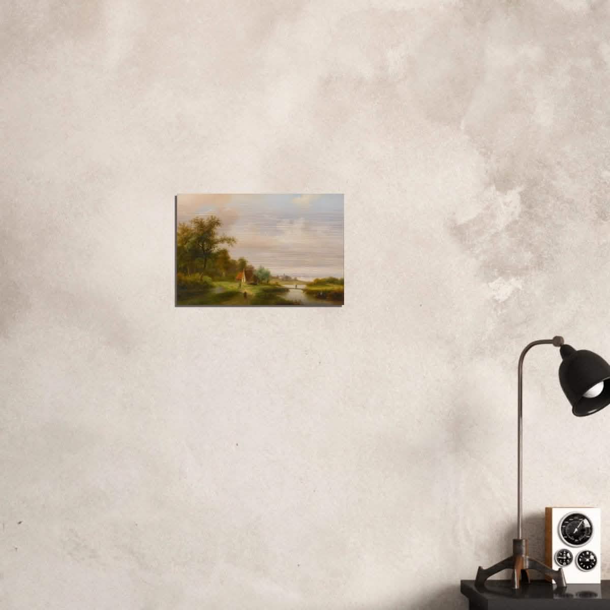 The River by Claas Hendrik Meiners - Brushed Aluminum Print - 30x45 cm / 12x18″ -