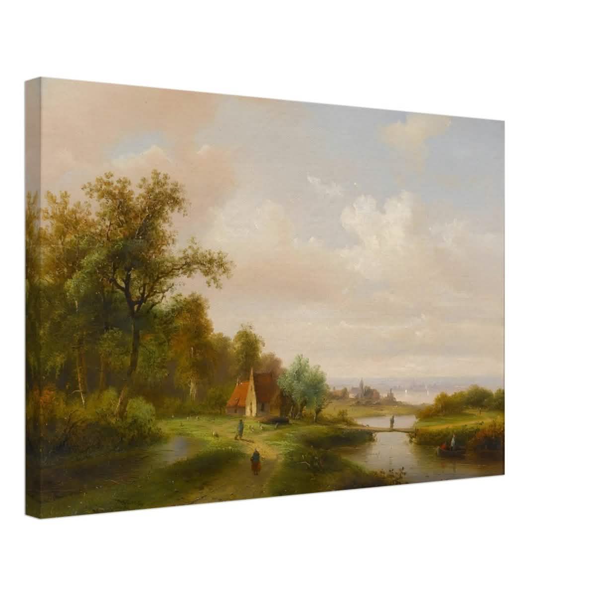 The River by Claas Hendrik Meiners - Canvas - 40x60 cm / 16x24″ - Slim