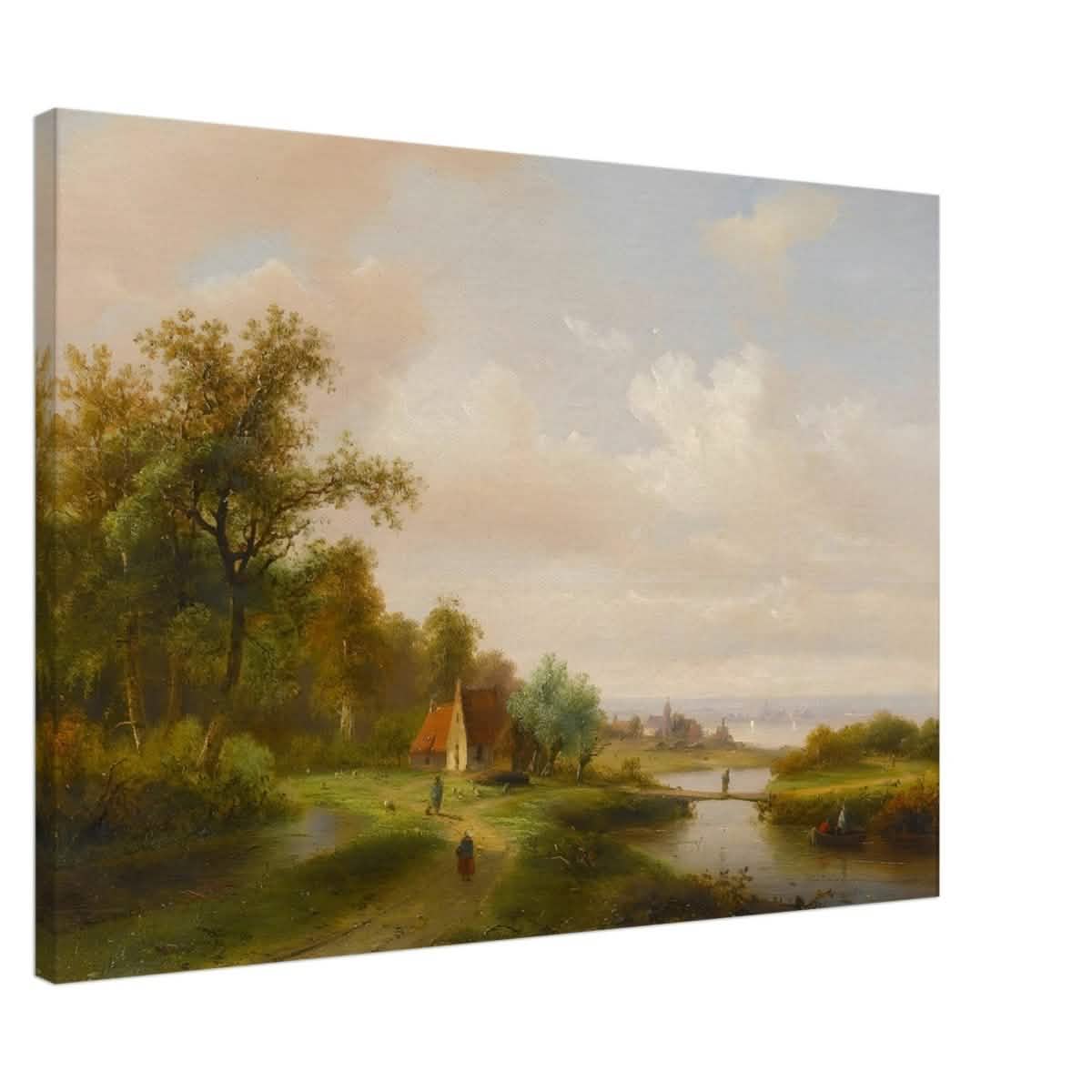 The River by Claas Hendrik Meiners - Canvas - 70x100 cm / 28x40″ - Thick