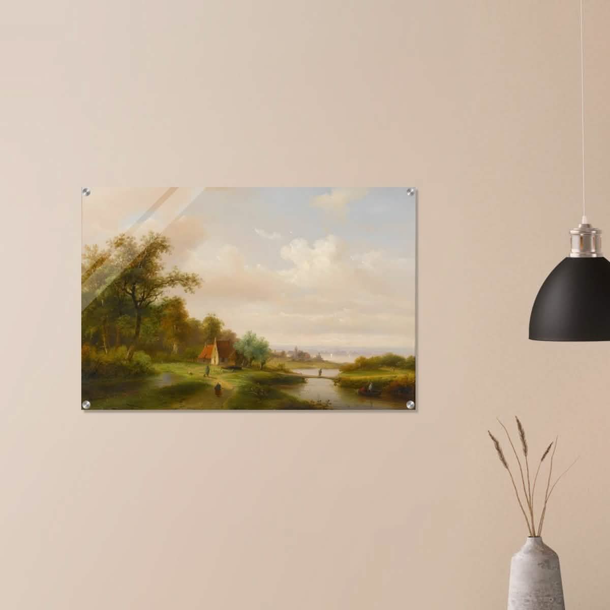 The River by Claas Hendrik Meiners - Acrylic Print - 60x90 cm / 24x36″ -